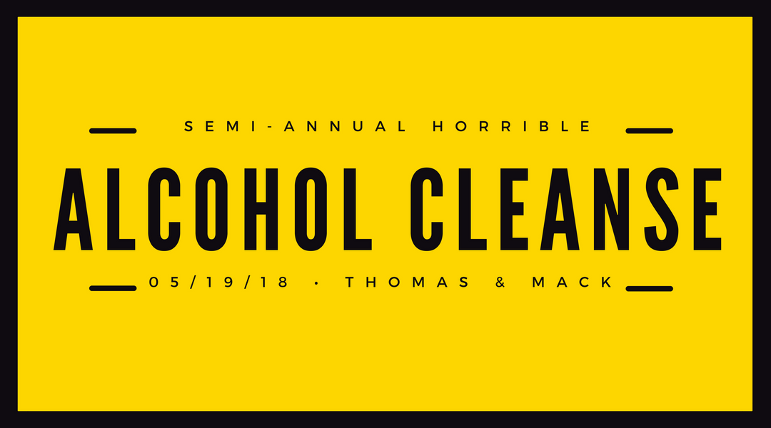 Semi-Annual Group Alcohol Cleanse